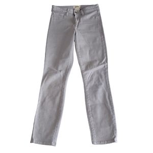 L'AGENCE Size 25 Margot Skinny High Rise Jeans Cloud Light Grey